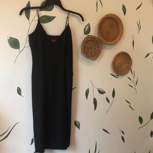 HUGO Black Midi Dress